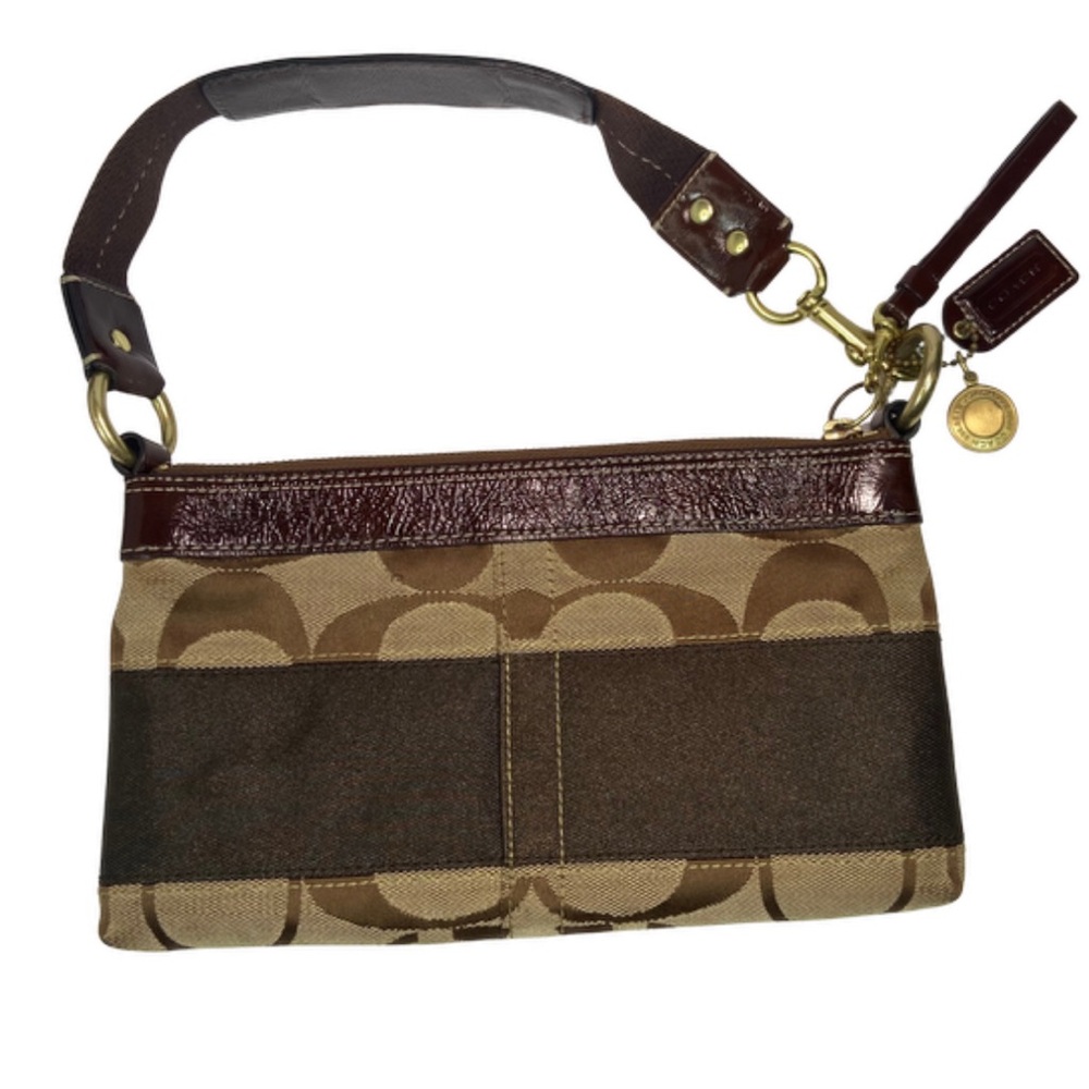 Vintage Coach Handbag Leather Rare Black Color 7304 Bucket Bag Rare Y2K